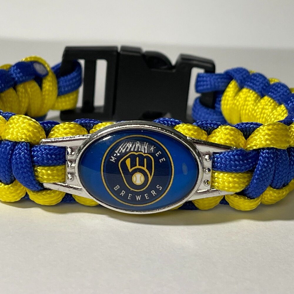 Milwaukee Brewers MLB Paracord Bracelet NEW